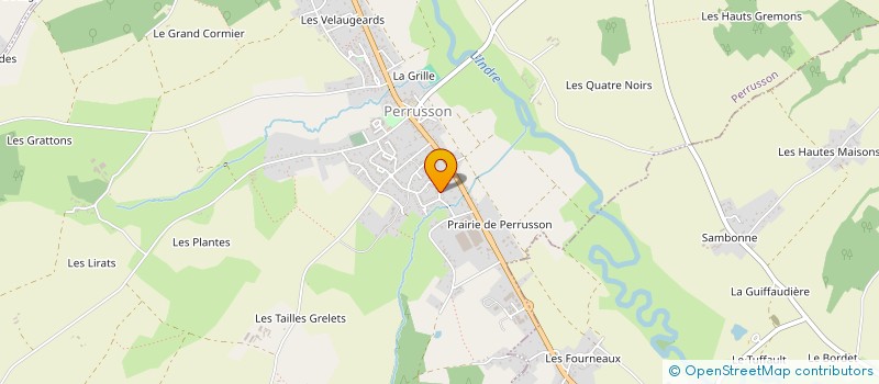 localisation de l'entreprise MONSIEUR JONATHAN PILLON  PERRUSSON