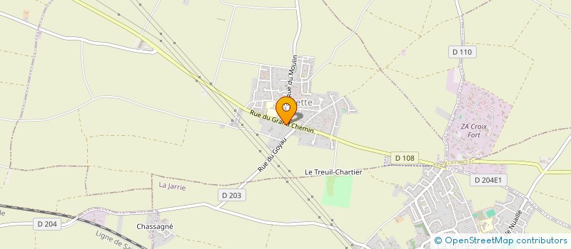 localisation de l'entreprise MONSIEUR JONATHAN PINCHAUD  CLAVETTE