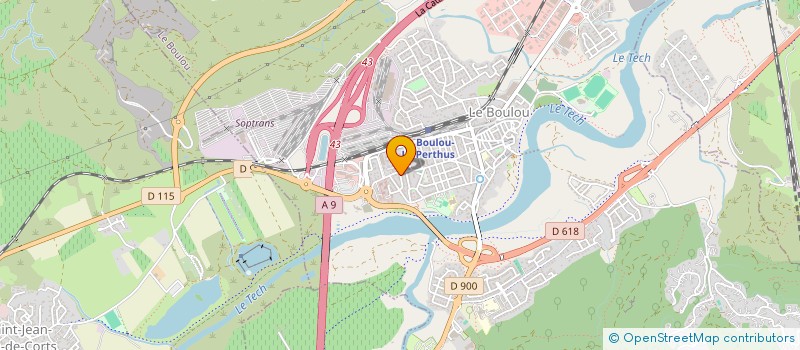 localisation de l'entreprise MONSIEUR JONATHAN PINO à LE BOULOU