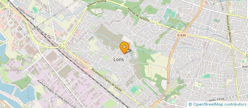 localisation de l'entreprise MONSIEUR JONATHAN PIOCHAUD  LEMBEYE