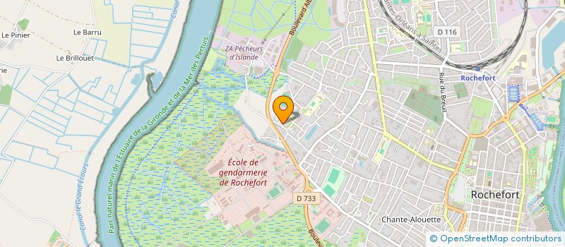 localisation de l'entreprise MONSIEUR JONATHAN PIVETEAU  ROCHEFORT