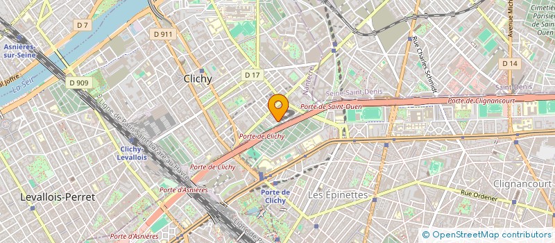 localisation de l'entreprise MONSIEUR JONATHAN POCINHO à CLICHY