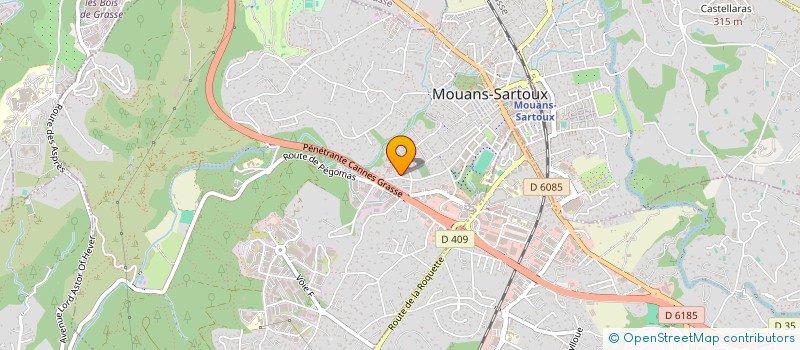 localisation de l'entreprise MONSIEUR JONATHAN PONCELET  MOUANS-SARTOUX