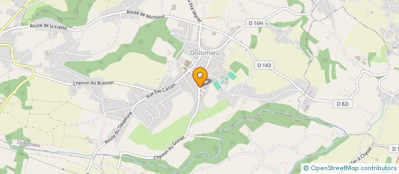 localisation de l'entreprise MONSIEUR JONATHAN POULET  DOLOMIEU