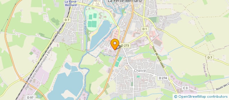 localisation de l'entreprise MONSIEUR JONATHAN POUSSE  LA FERTE-BERNARD