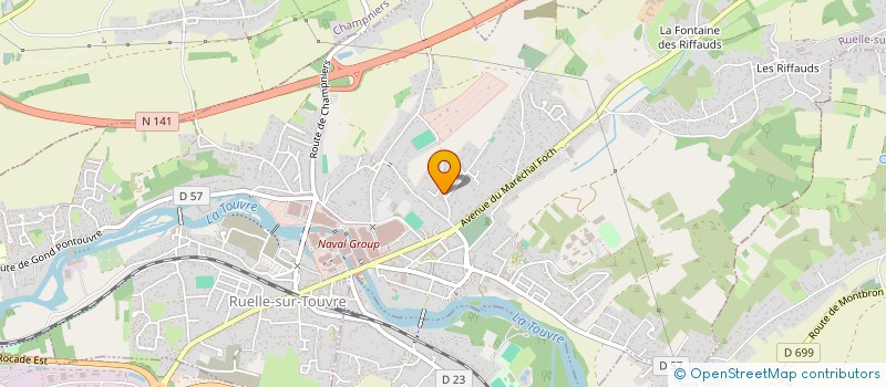 localisation de l'entreprise MONSIEUR JONATHAN PREDERY  RUELLE-SUR-TOUVRE