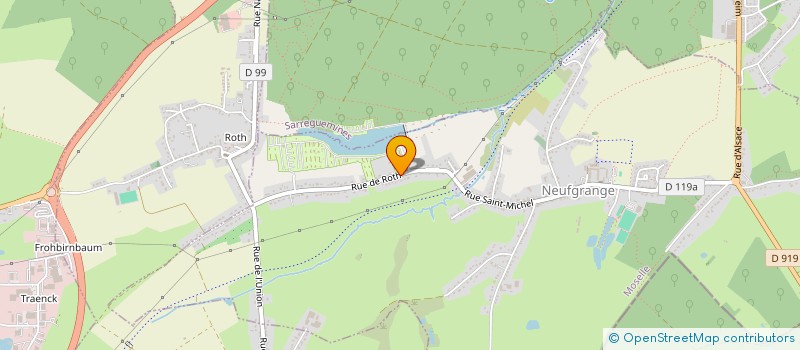 localisation de l'entreprise MONSIEUR JONATHAN PREGLER  NEUFGRANGE