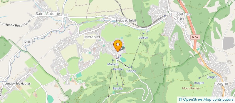 localisation de l'entreprise MONSIEUR JONATHAN PRILLARD  METABIEF