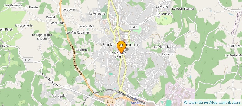 localisation de l'entreprise MONSIEUR JONATHAN PRIOU  SARLAT-LA-CANEDA