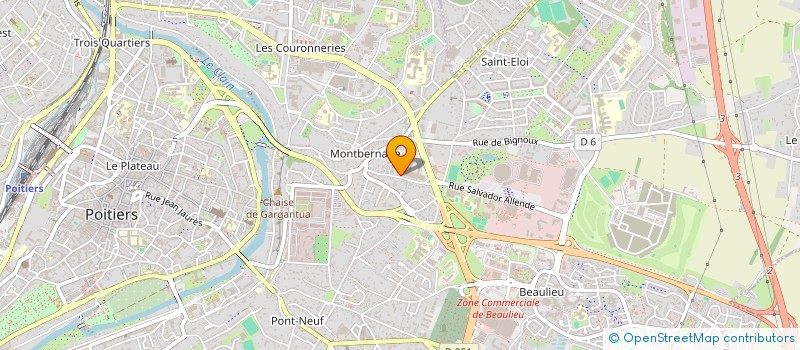 localisation de l'entreprise MONSIEUR JONATHAN PROUTS  POITIERS