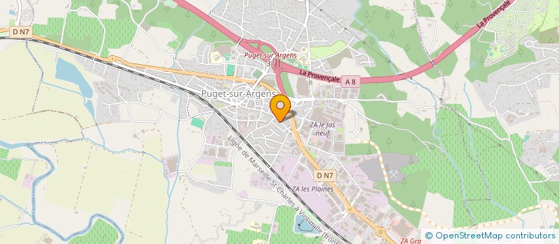 localisation de l'entreprise MONSIEUR JONATHAN PULEJO  PUGET-SUR-ARGENS