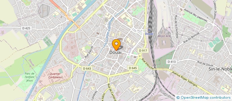 localisation de l'entreprise MONSIEUR JONATHAN QUEVA  DOUAI