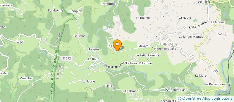 localisation de l'entreprise MONSIEUR JONATHAN RADYKIERT  EMPURANY