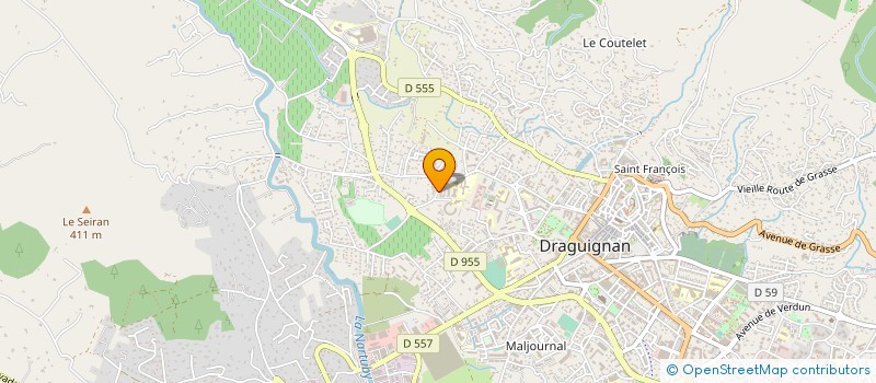localisation de l'entreprise MONSIEUR JONATHAN RAINAUD  DRAGUIGNAN