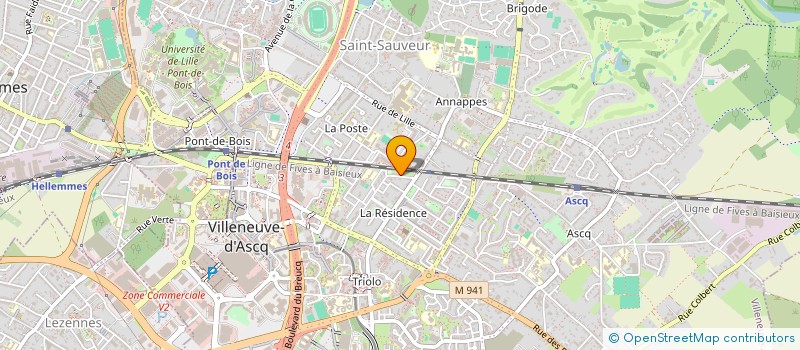 localisation de l'entreprise MONSIEUR JONATHAN RAOUT  VILLENEUVE-D'ASCQ