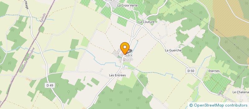 localisation de l'entreprise MONSIEUR JONATHAN RAPICAULT  SAIX