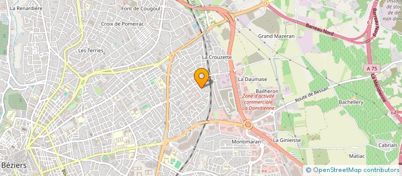 localisation de l'entreprise MONSIEUR JONATHAN RASTOLL  BEZIERS