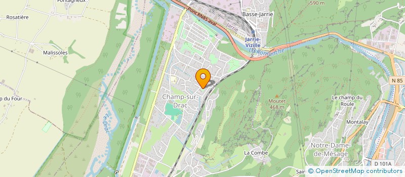 localisation de l'entreprise MONSIEUR JONATHAN REBUFFET  CHAMP-SUR-DRAC