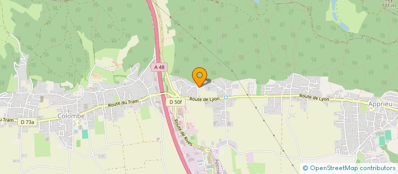 localisation de l'entreprise MONSIEUR JONATHAN REGA  APPRIEU