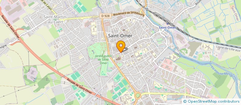 localisation de l'entreprise MONSIEUR JONATHAN REGNIER  SAINT-OMER