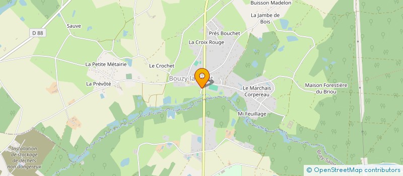 localisation de l'entreprise MONSIEUR JONATHAN REMENE  BOUZY-LA-FORET
