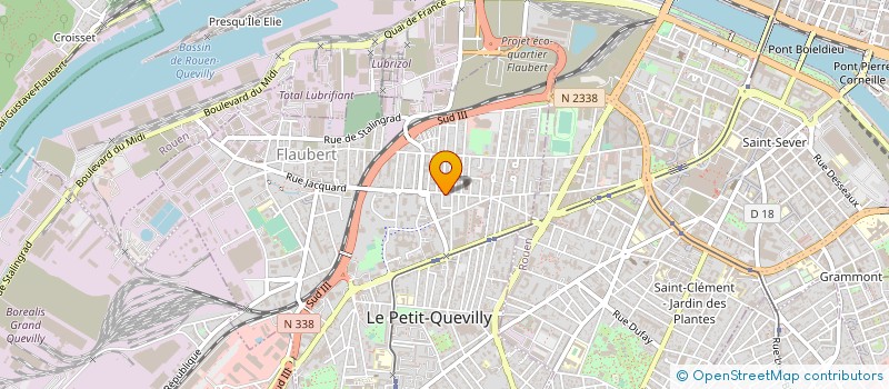 localisation de l'entreprise MONSIEUR JONATHAN REMOUSSIN  LE PETIT-QUEVILLY