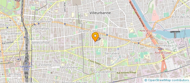 localisation de l'entreprise MONSIEUR JONATHAN RENAUDIN  VILLEURBANNE