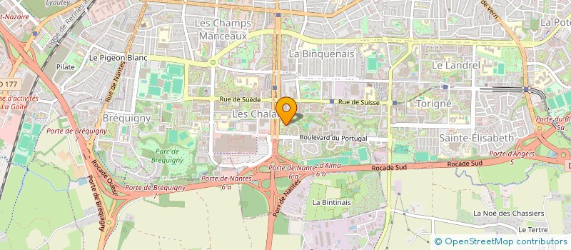 localisation de l'entreprise MONSIEUR JONATHAN RENOULT  CREVIN