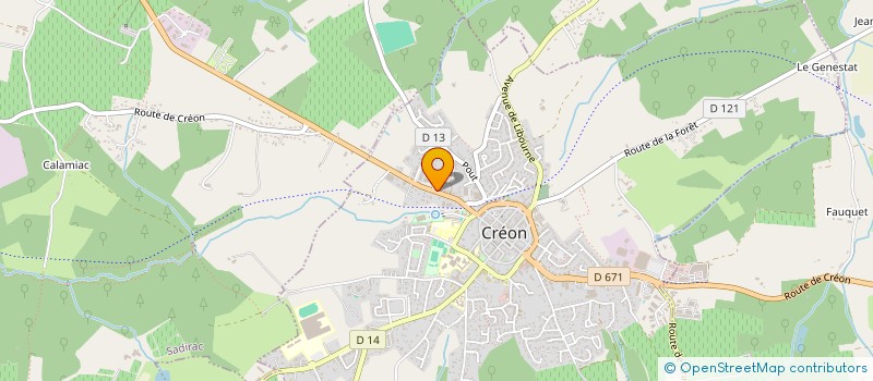 localisation de l'entreprise MONSIEUR JONATHAN REVAH  CREON