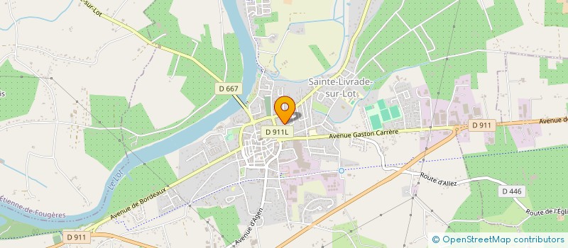 localisation de l'entreprise MONSIEUR JONATHAN REYES à SAINTE-LIVRADE-SUR-LOT