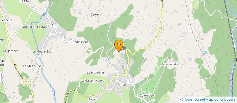 localisation de l'entreprise MONSIEUR JONATHAN REYNAL  ORGNAC SUR VEZERE