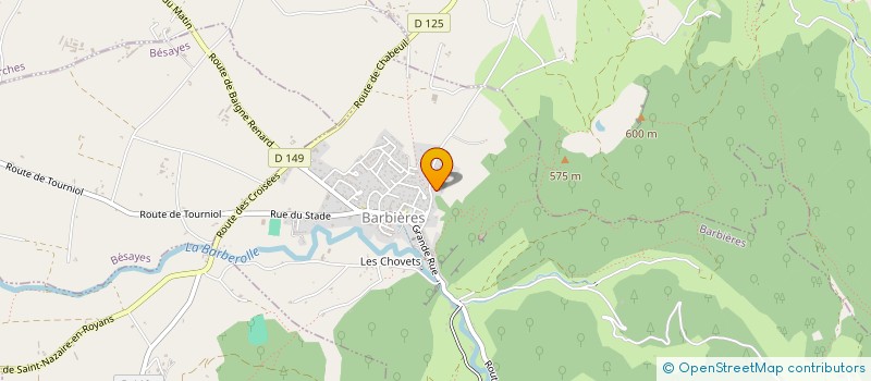 localisation de l'entreprise MONSIEUR JONATHAN REYNAUD  BARBIERES