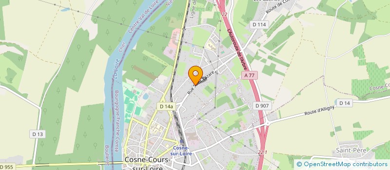 localisation de l'entreprise MONSIEUR JONATHAN RIBEIRO  COSNE-COURS-SUR-LOIRE