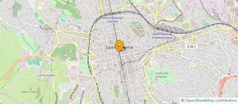 localisation de l'entreprise MONSIEUR JONATHAN RICHARD  SAINT-ETIENNE