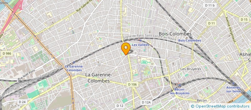 localisation de l'entreprise MONSIEUR JONATHAN RIECH  LA GARENNE-COLOMBES