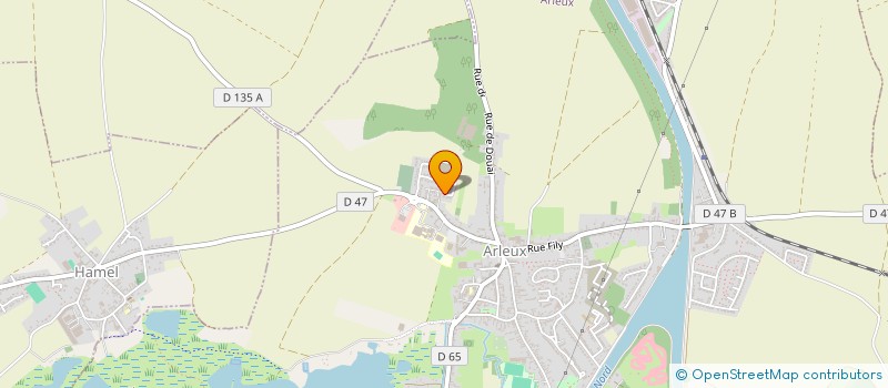 localisation de l'entreprise MONSIEUR JONATHAN RINGOT  ARLEUX