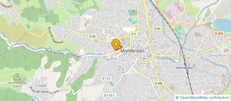localisation de l'entreprise MONSIEUR JONATHAN ROBERT à MONTBRISON