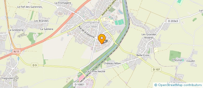 localisation de l'entreprise MONSIEUR JONATHAN ROBIN  DOMPIERRE-SUR-MER