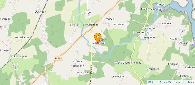 localisation de l'entreprise MONSIEUR JONATHAN ROCHE  CARNAC