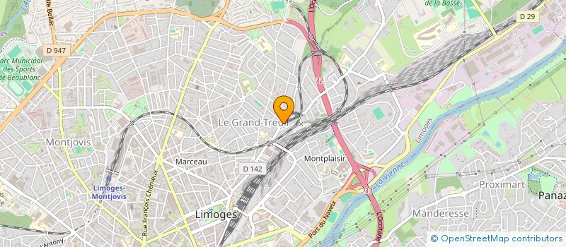 localisation de l'entreprise MONSIEUR JONATHAN ROCHE à LIMOGES