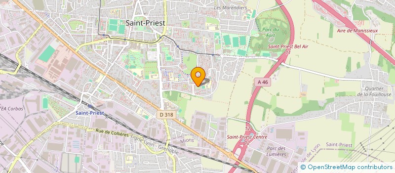 localisation de l'entreprise MONSIEUR JONATHAN RODRIGUES  LYON