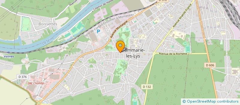 localisation de l'entreprise MONSIEUR JONATHAN RODRIGUES à DAMMARIE-LES-LYS