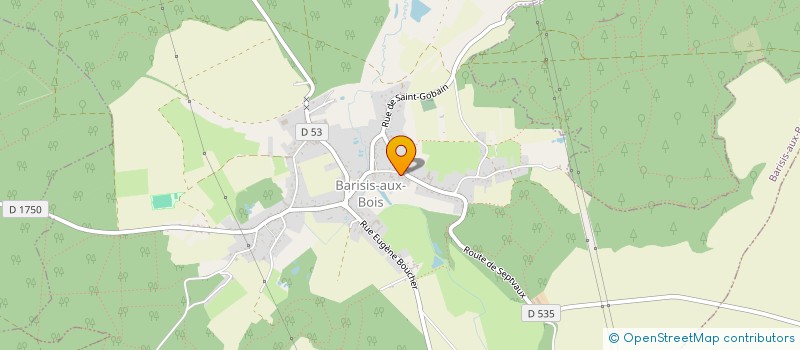 localisation de l'entreprise MONSIEUR JONATHAN RODRIGUES à BARISIS-AUX-BOIS
