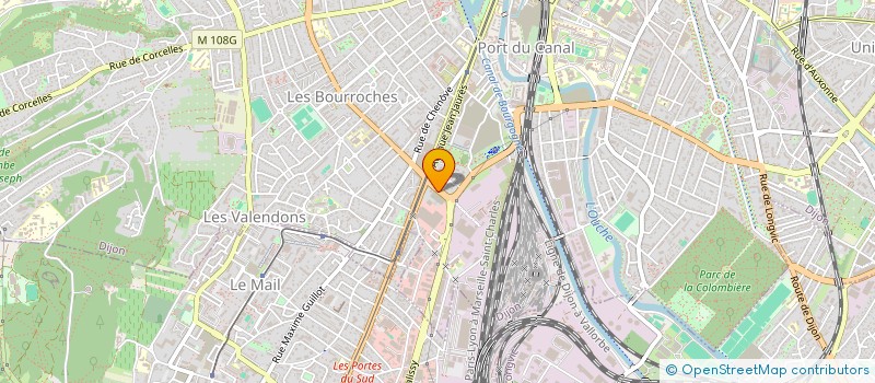 localisation de l'entreprise MONSIEUR JONATHAN RODRIGUEZ  DIJON