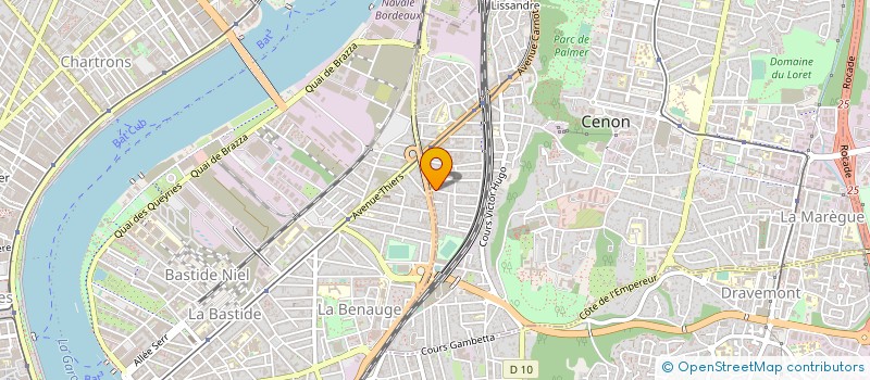 localisation de l'entreprise MONSIEUR JONATHAN ROESSLINGER  CENON