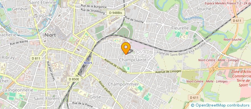 localisation de l'entreprise MONSIEUR JONATHAN ROGER à NIORT