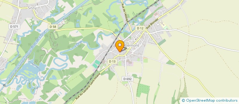 localisation de l'entreprise MONSIEUR JONATHAN ROHART  RIBEMONT