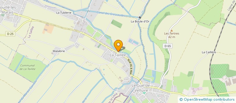 localisation de l'entreprise MONSIEUR JONATHAN ROLLAND  LA TAILLEE