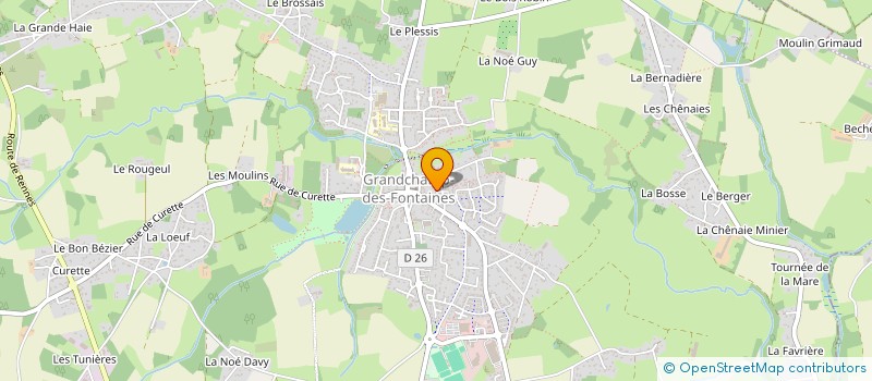 localisation de l'entreprise MONSIEUR JONATHAN ROLLAND  GRANDCHAMP-DES-FONTAINES