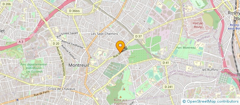 localisation de l'entreprise MONSIEUR JONATHAN ROMEO  MONTREUIL